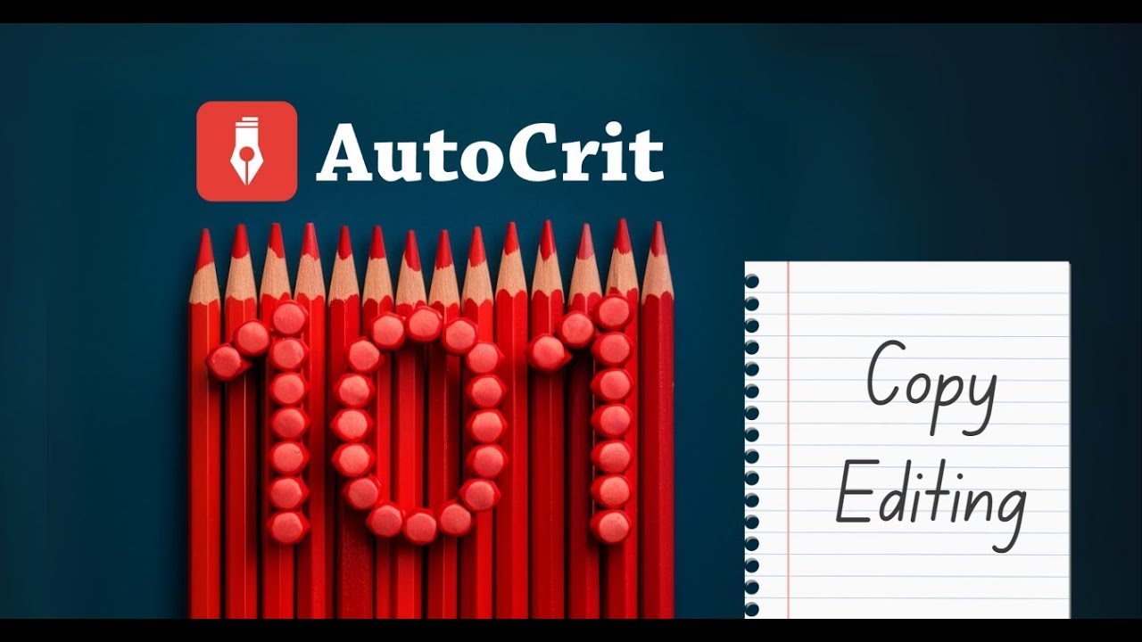 AutoCrit 101: Copy Editing Your Story In 2025 - YouTube