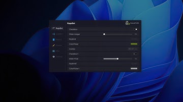 GUI MENU | Style Windows.