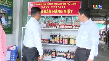 TP.Tân An: Xây dựng điểm bán hàng Việt năm 2023 | LONG AN TV