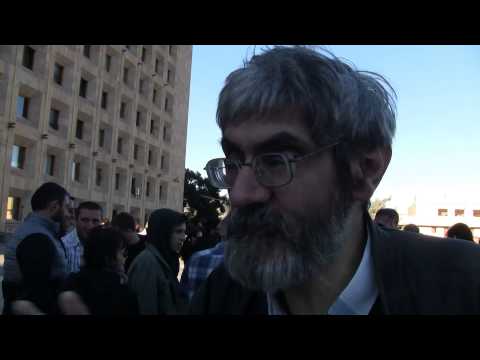 \"არა ხუდონჰესს\"- აქცია კანცელარიასთან