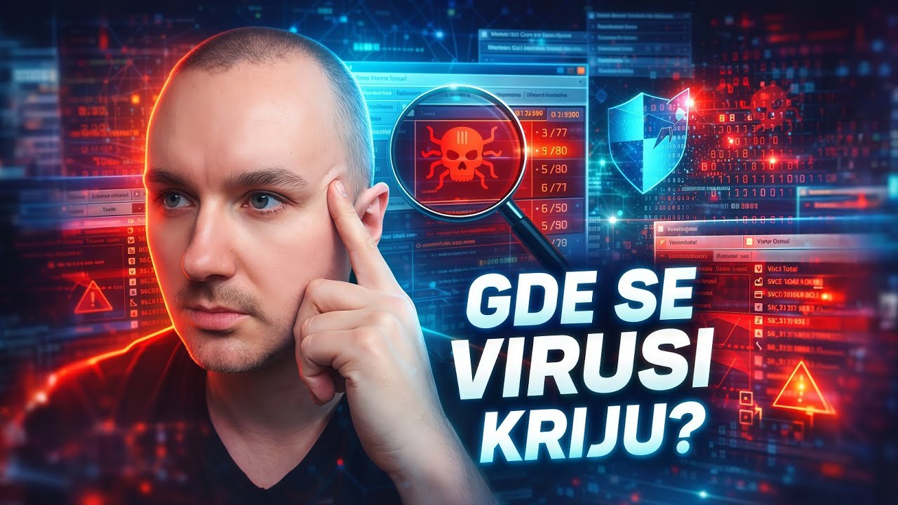 Profesionalna provera Windowsa na VIRUSE! Bez ANTIVIRUSA!