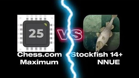 Stockfish vs Chess.com (3200) Level 25