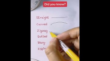 Different types of lines | #short  #line  Educators Book