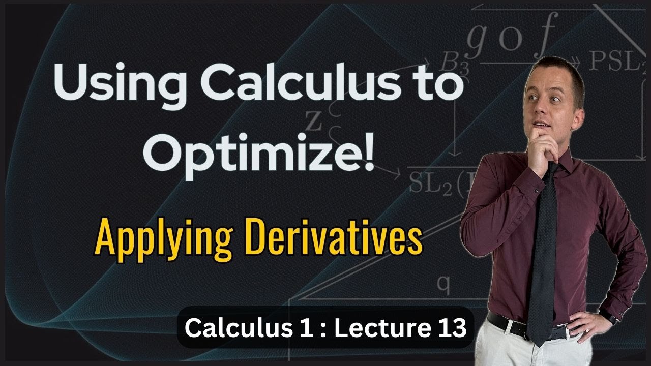 Monotonic Function, Concavity, and Optimization - Lecture 13 (Calculus 1)