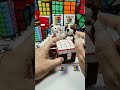 Cubo medio blanco o medio negro? Cómo harías a mitad blanca en cubo ajedrezado 4x4.#shorts