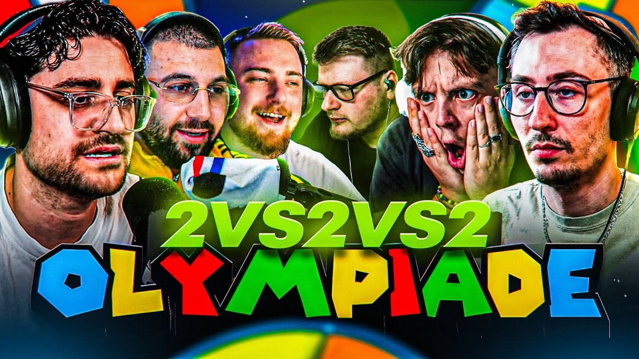 DIE SPANNENDSTE 2vs2vs2 GAMING-OLYMPIADE ALLER ZEITEN! 🎮🔥 mit Mert, Danny, Kroko, Repaz & Seyyn