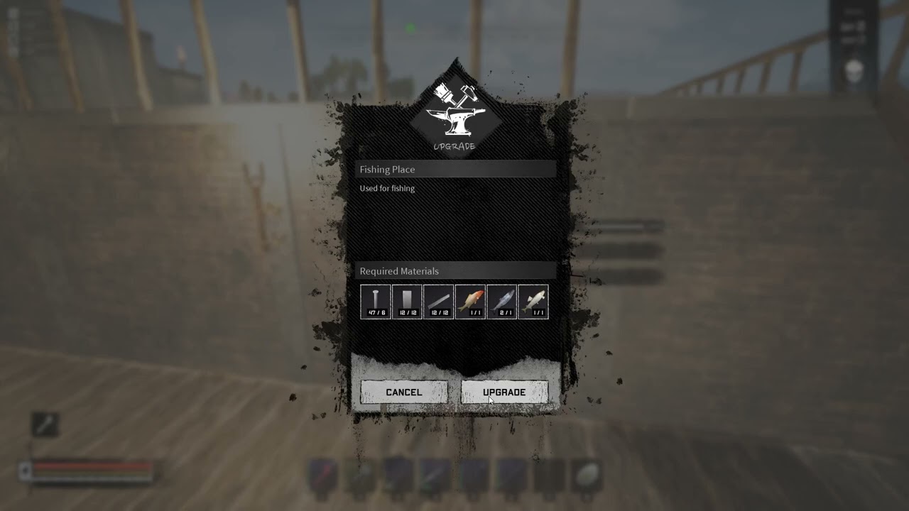 Upgrading Fishing Place to Level 3 (Night of the Dead)