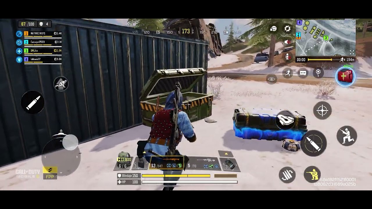 Dark Matter Call of Duty Mobile: Battle Royal (13 kills)