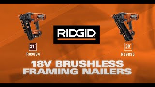 RIDGID 18V Brushless Framing Nailers - Testimonial