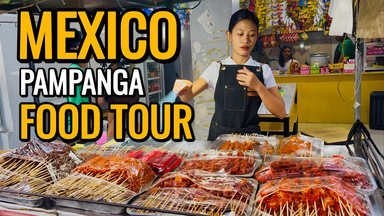 PHILIPPINES STREET FOOD in MEXICO Pampanga | Filipino Favorites in the Province! 🇵🇭