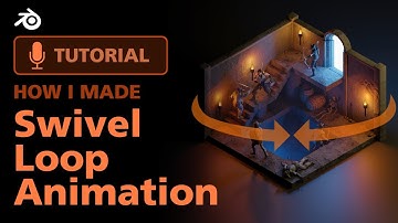 How to make a half-TURNTABLE Swivel Animation | Blender 3.0 | Lucid Man Studio