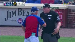 Joe Maddon Ejected for Arguing Runner Lane Interference