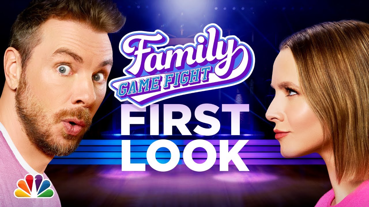 Kristen Bell v. Dax Shepard Family Game Fight NBC YouTube