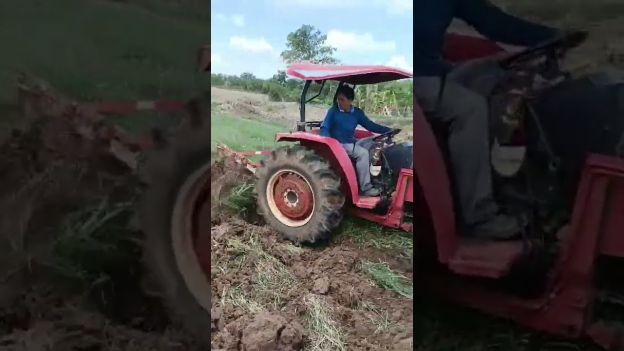 รองพละกำลังไถดินเหนียวๆด้วยผาน 4หลังจากใส่สปริงซิ่งโมปั้มอัพสเต็ปยันม่าร์49💯🚜💨🔥