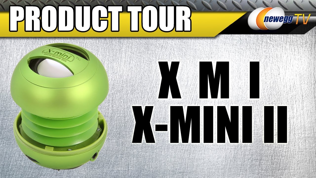 Newegg TV: XMI Green 3.5mm Capsule Speaker X-Mini II Product Tour