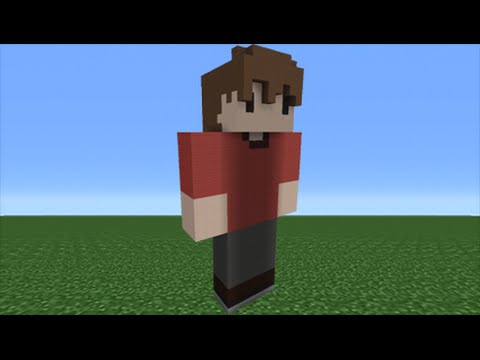 Minecraft Tutorial: How To Make A Grian Statue (Youtuber 