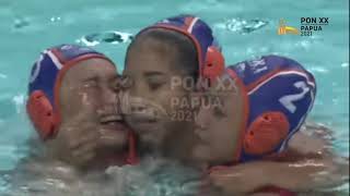 Highlight Polo Air Putri Pon Papua 2021 Jawa Barat Vs Dki Jakarta