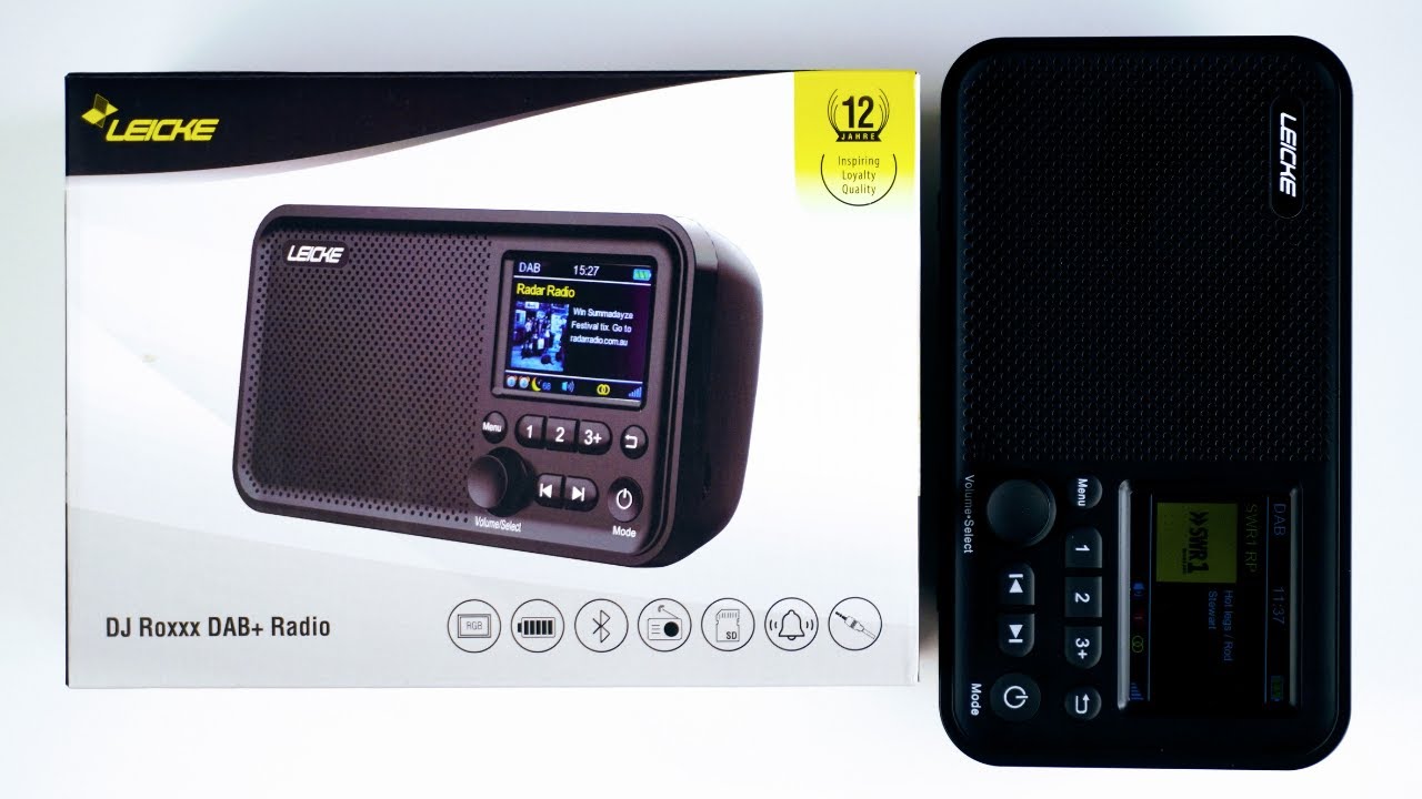Leicke DJ Roxxx DAB+ Radio Unboxing und erster Eindruck
