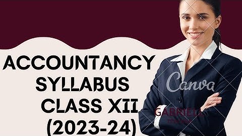#accountancy #syllabus #2023-24 #class 12#accounts #exampattern2023-24