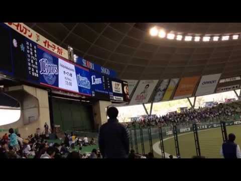 2014/3/23(日) 西武vsDeNA(西武D) スタメン発表
