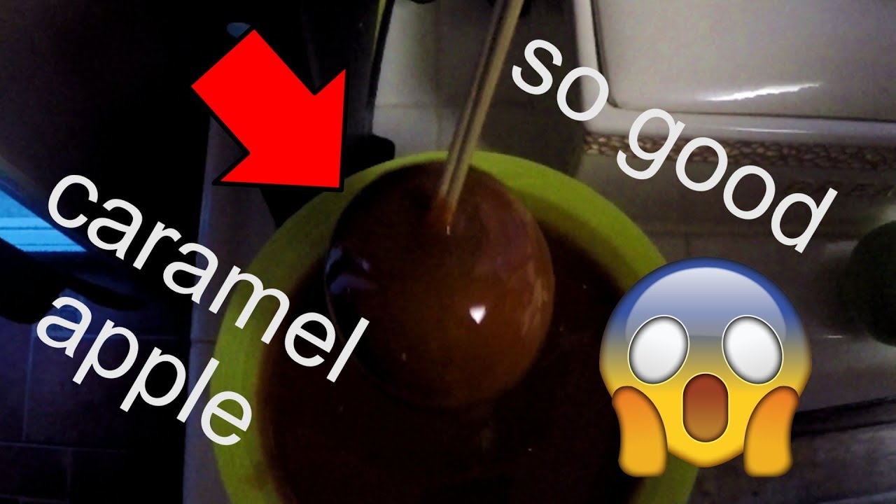 Making caramel apples YouTube