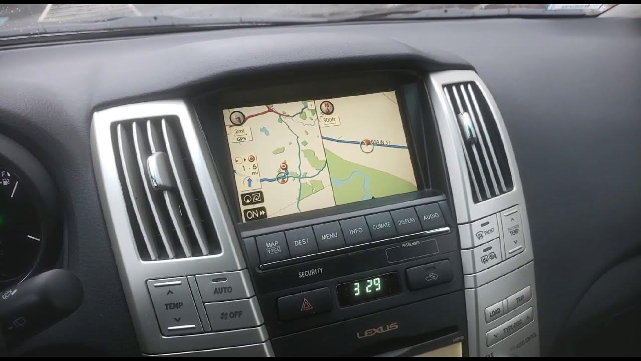 How to adjust time in a 2009 Lexus RX350 YouTube