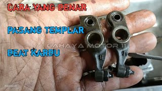 the correct way to install a Beat carburetor template
