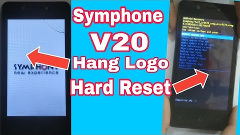 Symphony v20 hard reset || Symphony v20 Logo Hang solution 2021 Without pc/pin pattern unlock