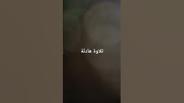تلاوة عطرة #القرآن_الكريم #راحة_نفسية #صلوا_على_النبي