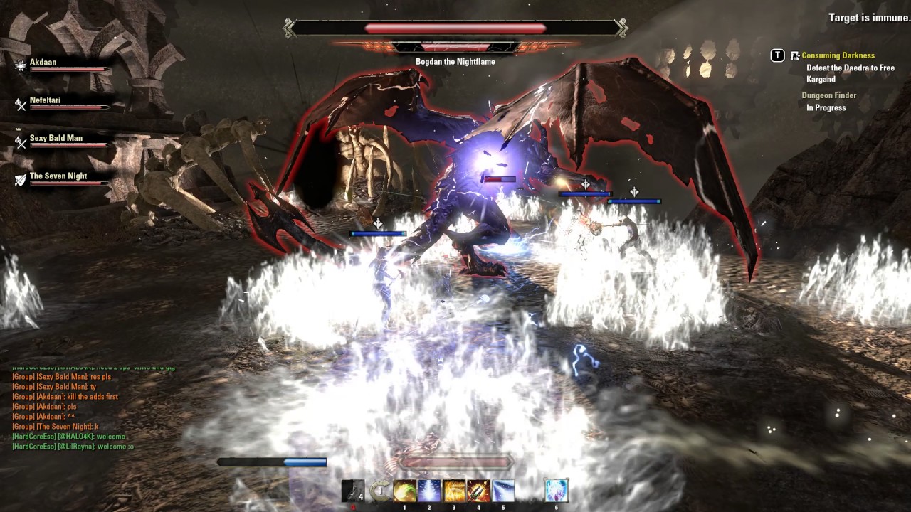 ESO last boss of Elden Hollow II (DPS perspective)