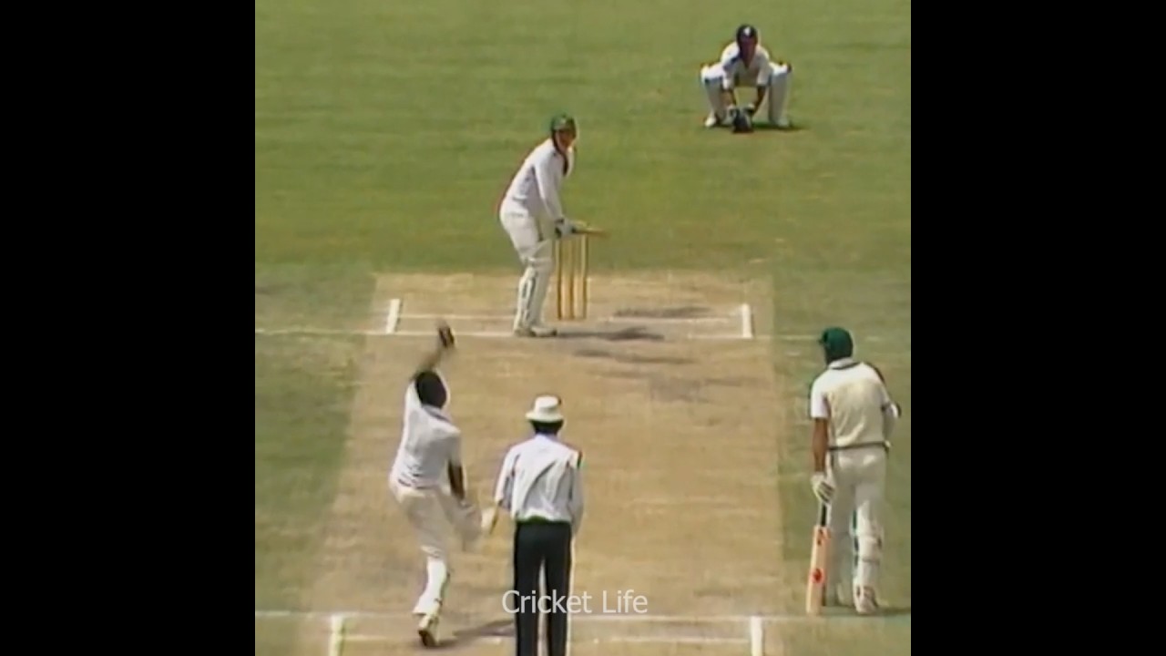 Malcolm Marshall Dangerous Fast Bowling Setup Vs Allan Border - Analysis