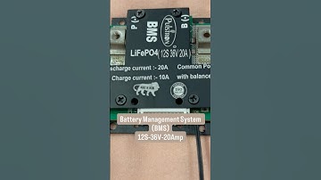 Pulstron BMS (12S-36V-20Amp) Battery Management System #pulstron #lithiumpower #powerprotection