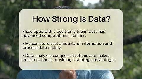 How Strong Is Data? - The SciFi Reel