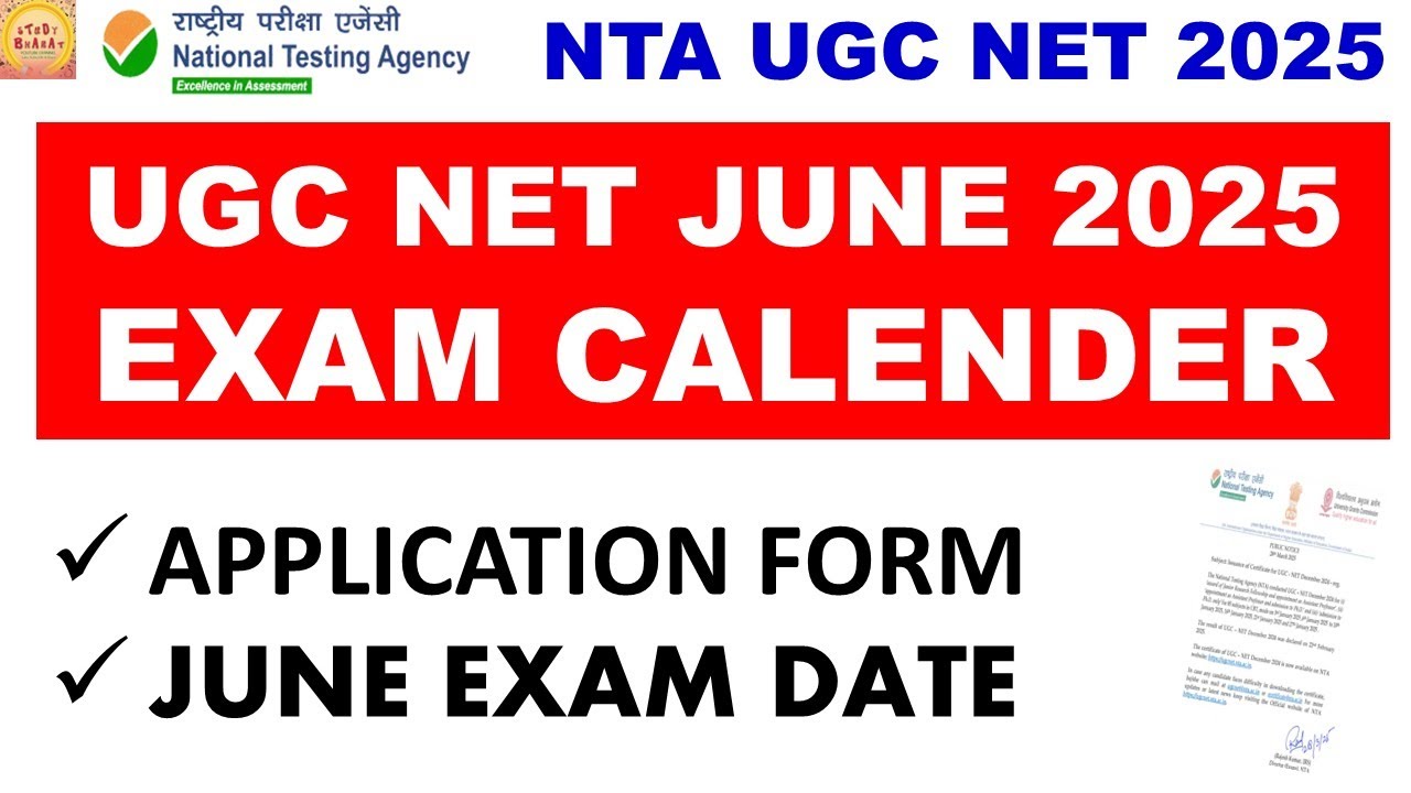 Ugc net june 2025 exam calender | ugc net june 2025 Application form ...