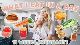 What I Eat In A Day While PREGNANT! *realistic*