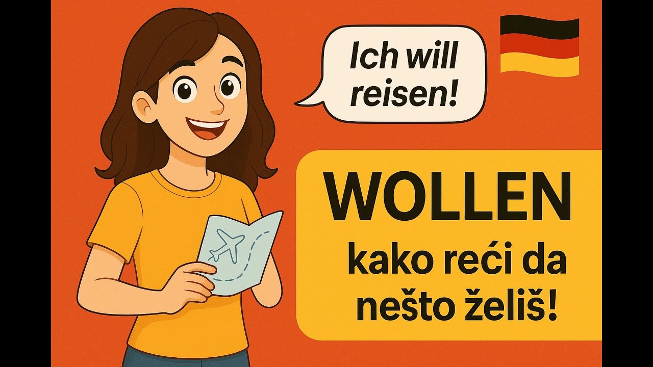 Modalni glagol WOLLEN 🇩🇪 – kako reći da nešto želiš! | Njemački A1