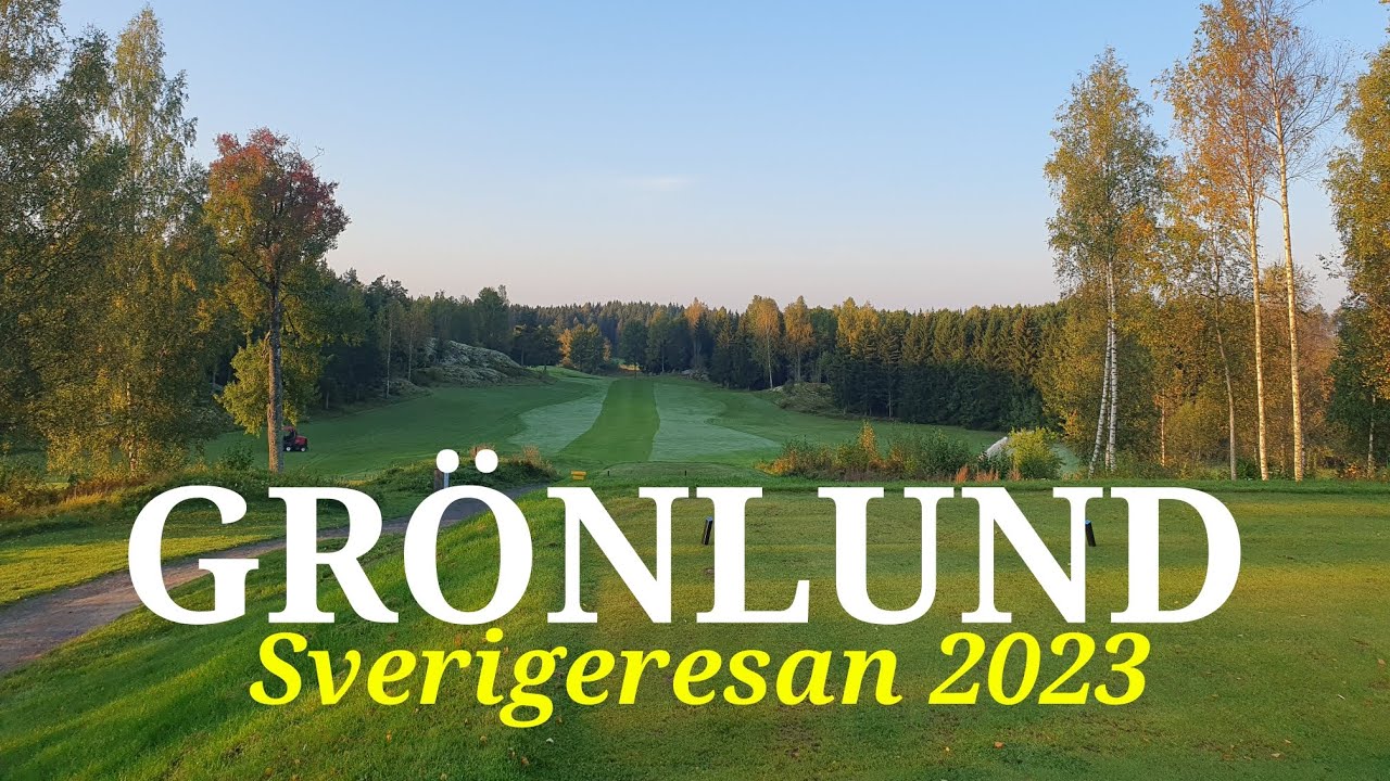 Vi spelar Grönlund GK! Skog, vatten och klippor! | Sverigeresan 2023 del 12