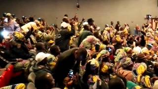 Israel, Jerusalem - The incredible singing of the Christian pilgrims from Nigeria.