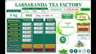 Tea Factory වලට Smart Weighing System එකක් |Mobile App + PC Software | LK Tea Leaf Weighing Solution