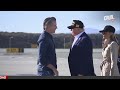 Los Angeles Fires Live | California Governor Gavin Newsom Greets President Donald Trump | Trump Live