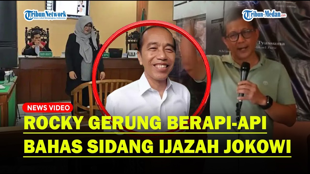 KRITIKAN PEDAS Rocky Gerung Soal Sidang Ijazah Jokowi, Dinilai Sejak Awal Keliru❗