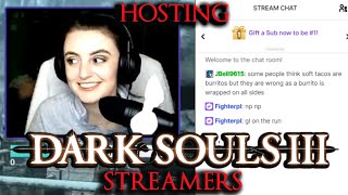 Hosting Small Dark Souls 3 Streamers to see Their Reactions