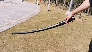 3D Printed Gravity Retractable Samurai Sword Model Toys Unboxing - Is This Telescope Sword a Scam?