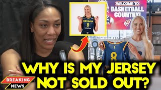 A’Ja Wilson FURIOUS As Sophie Cunningham Jersey SOLD OUT & Not Hers, HUGE For Caitlin Clark Teammate