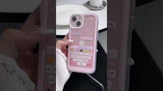 Product Link in the Comments! 🍓 3D Korean Style Diamond Heart iPhone Case 🍓