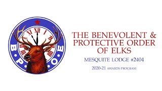 2021 Mesquite Elks Lodge Awards Presentation