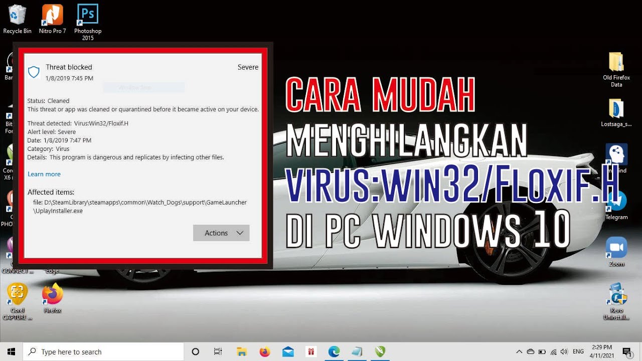 Cara Mudah Menghilangkan Virus Win32 Floxif H Di PC Windows 10 Part II YouTube cara-mudah-menghilangkan-virus-win32-floxif-h-di-pc-windows-10-part-ii-youtube
