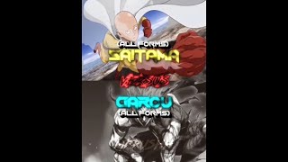 Saitama vs Garou All Forms