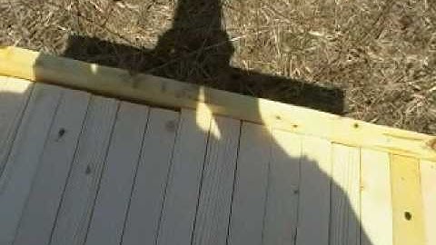 Top Bar Bee Hive Pt. 1