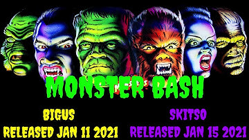 4K NEW Monster Bash 2021 New Releases Side by Side Vpx Visual Pinball Gameplay (3 Screen Setup)